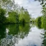 Longbridges Nature Park in Oxford. River Thames. UK
