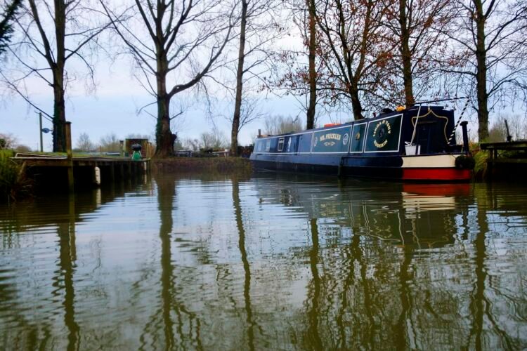Lechlade Marina. River Thames, UK.