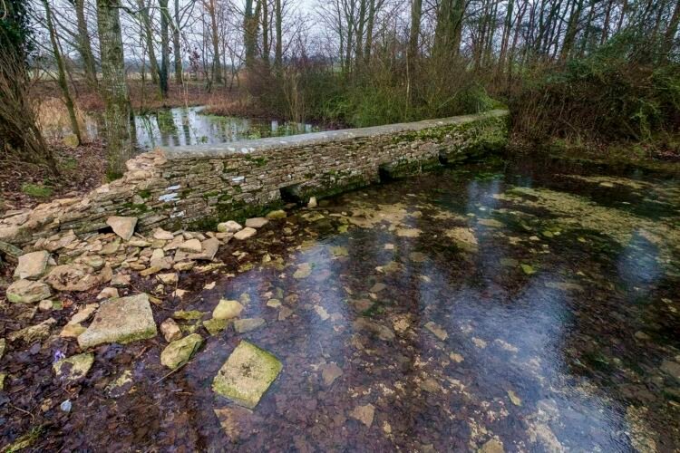 The third bridge over the River Thames. Appr 1 mile from the source of the Thames. Near Kemble.